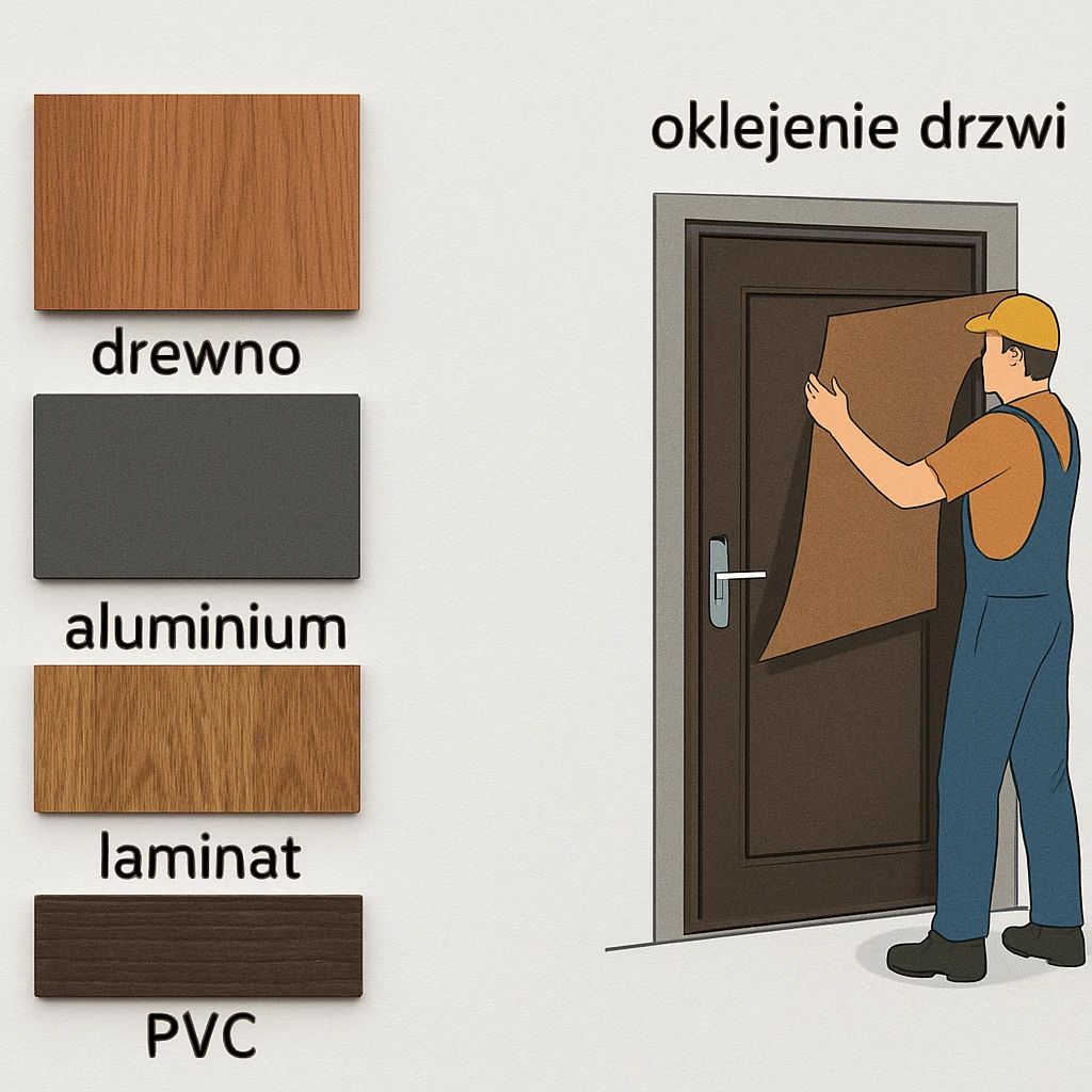 Jak i czym okleić drzwi zewnętrzne?